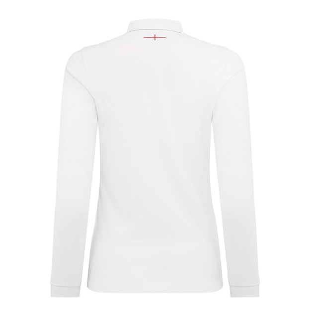 England Womens Home Classic Long Sleeve Rugby Shirt 25-26 - Back