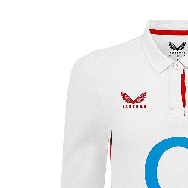 England Womens Home Classic Long Sleeve Rugby Shirt 25-26 - Castore