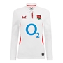 England Womens Home Classic Long Sleeve Rugby Shirt 25-26 - Front 