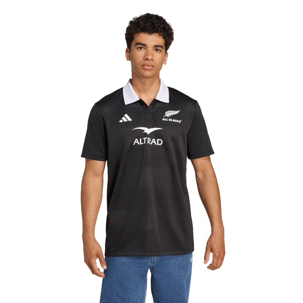 All Blacks Supporters Polo 25/26 Black - Model Front