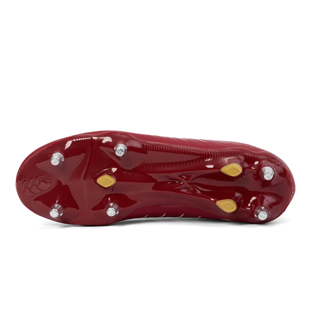 Canterbury Adults Phoenix 2.0 Team SG Rugby Boots Red - Soleplate