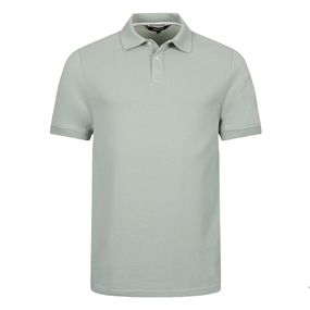 Rugby 1823 Adults Polo Shirt Cambridge Blue - Front View