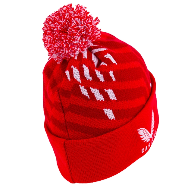 England Bobble Hat 26/27 Red - Back