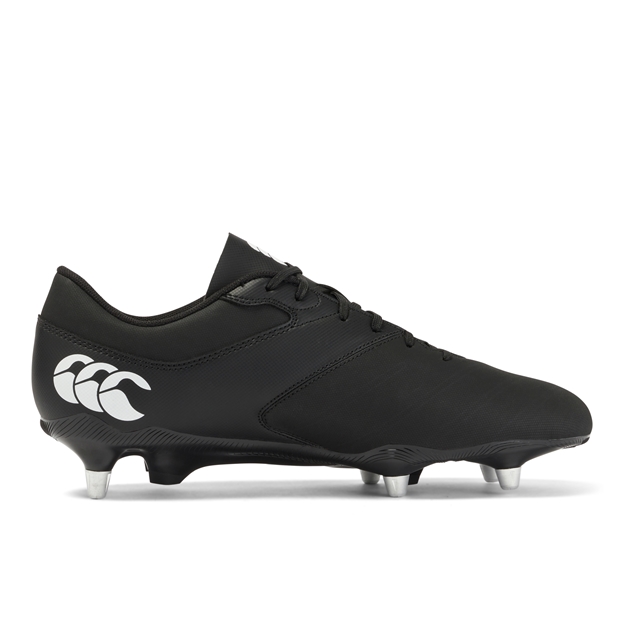 Canterbury Adults Phoenix Raze Soft Ground Rugby Boots - Black - Instep