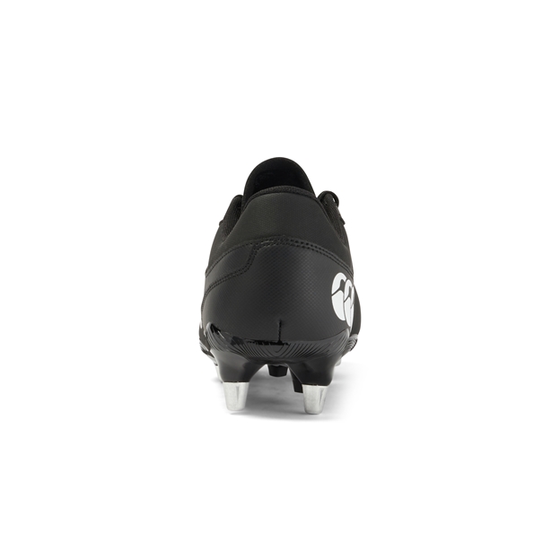 Canterbury Adults Phoenix Raze Soft Ground Rugby Boots - Black - Heel