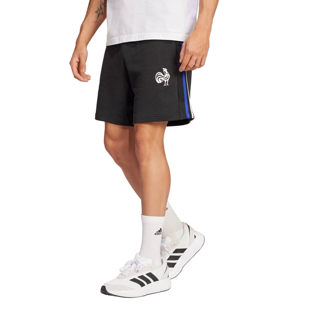 France Fan Wear Shorts Black - Model Front