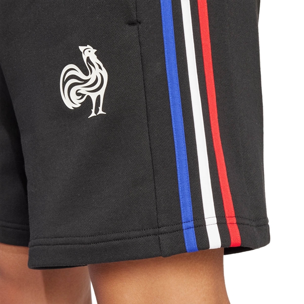 France Fan Wear Shorts Black - FFR Logo