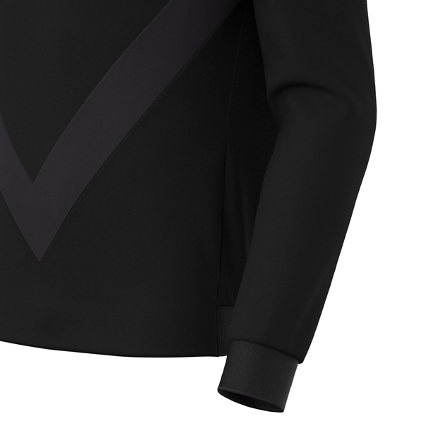 Barbarians Adults Cotton Travel Hoodie 25/26 Black - Sleeve Close-up