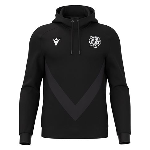 Barbarians Adults Cotton Travel Hoodie 25/26 Black - Front View