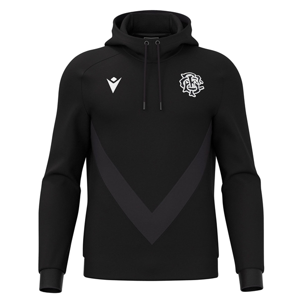 Barbarians Adults Cotton Travel Hoodie 25/26 Black - Front View