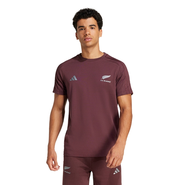 All Blacks Fan Wear Tee Aurora Ruby - Model Front