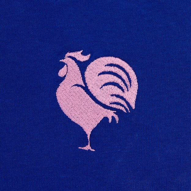 Womens World Cup France Adults Classic Heavyweight Rugby Shirt Royal - Badge