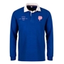 Womens World Cup France Adults Classic Heavyweight Rugby Shirt Royal - Front 