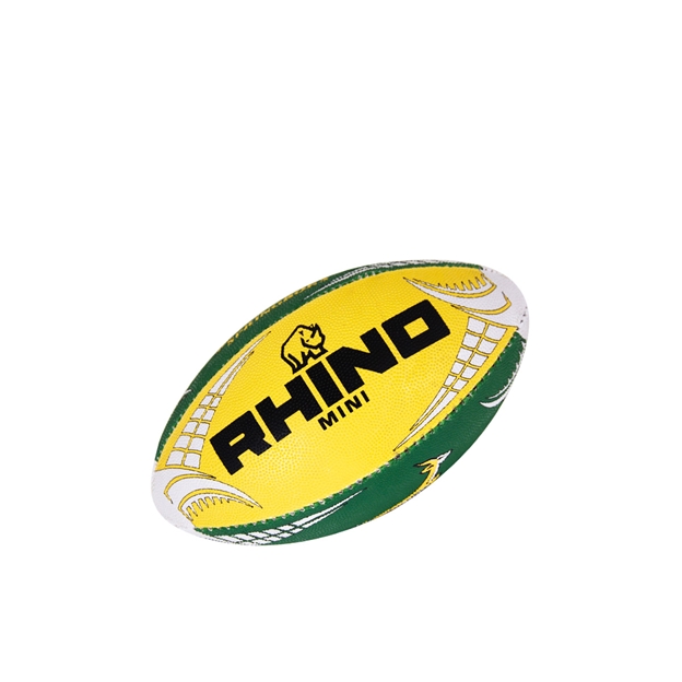 South Africa Supporters Ball Green/Gold/White Mini - Back