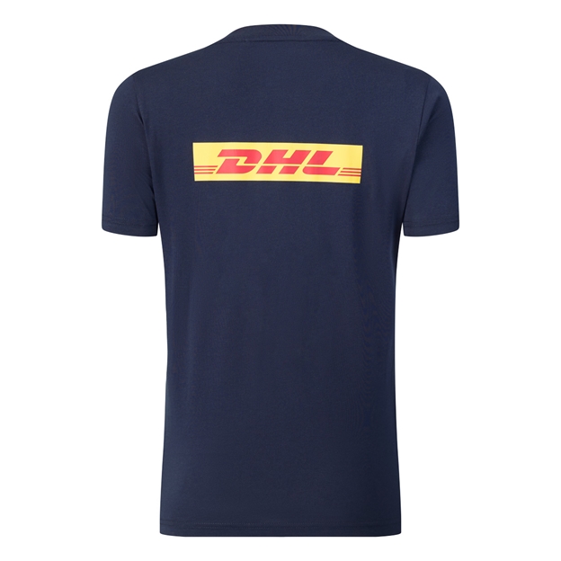 Harlequins Womens Off Pitch T-Shirt 26/27 Navy - Back View