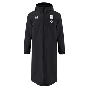England Adults Performance Thermal Robe 26/27 Castore Black - Front View