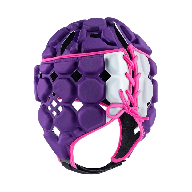 Gilbert Octane Headguard Purple/Pink - Back View