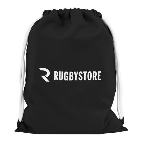 Rugbystore Gym Sack Black - Front Rugbystore Gym Sack Black - Front