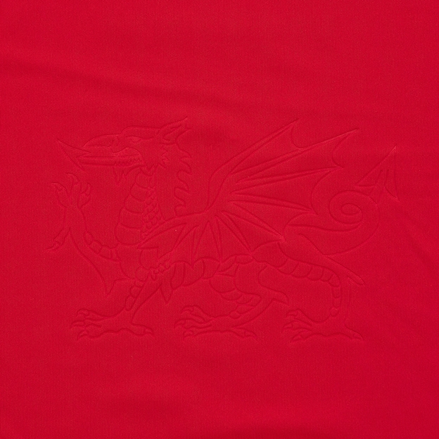 Wales Infants Home Rugby Shirt 26/27 Red - Embossed Dragon Detail