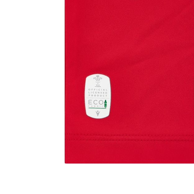 Wales Infants Home Rugby Shirt 26/27 Red - Official Licensed Product Close-up