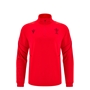 Wales Junior Travel Quarter Zip Fleece 25/26 Red - Front 