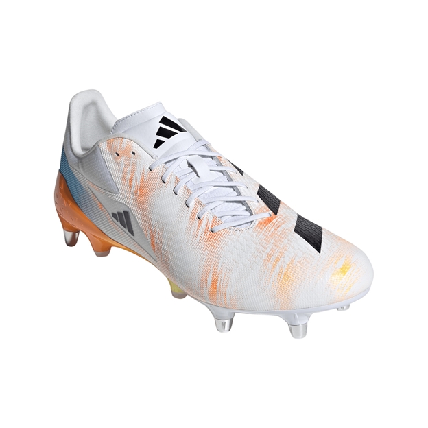 adidas Adults Adizero RS15 Pro Soft Ground Rugby Boots - Front View