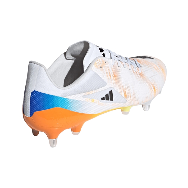 adidas Adults Adizero RS15 Pro Soft Ground Rugby Boots - Back View