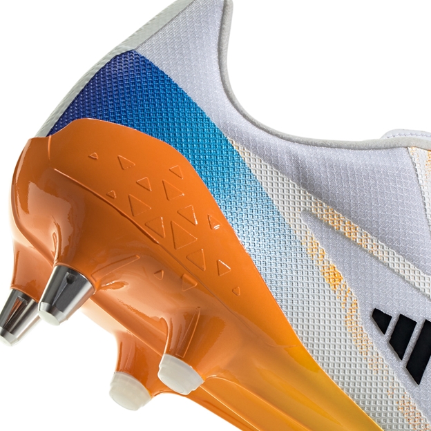 adidas Adults Adizero RS15 Pro Soft Ground Rugby Boots - Heel Close-up