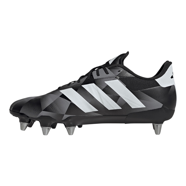 adidas Adults Kakari RS Soft Ground Rugby Boots Black - Instep