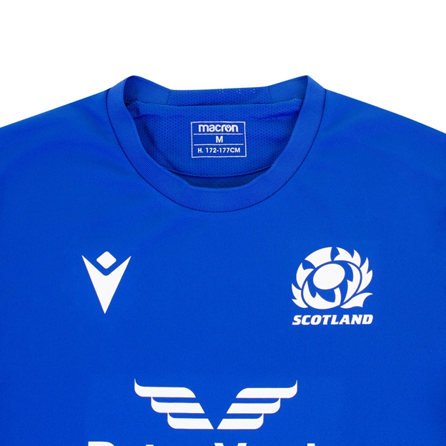 Scotland Mens Training Gym T-Shirt - Royal 2023