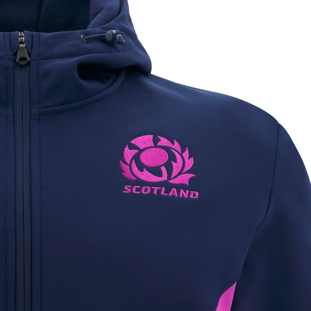 Scotland Mens Softshell Jacket 25/26 Navy/Purple - SRU Thistle Embroidered Logo