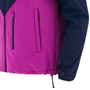 Scotland Mens Softshell Jacket 25/26 Navy/Purple - Zipped Pocket and Sleeve close-up 
