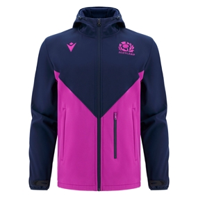 Scotland Mens Softshell Jacket 25/26 Navy/Purple - Front
