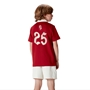 British and Irish Lions Winners Junior Rugby Shirt Red - Model Back 