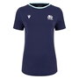 Scotland Womens Cotton Shirt Navy 2025 Front 