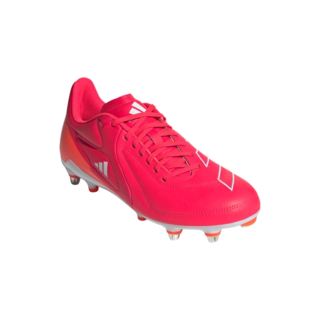 adidas Adults RS-15 Elite Soft Ground Rugby Boots - Lucid Red
