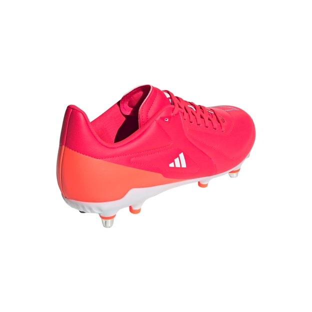 adidas Adults RS-15 Elite Soft Ground Rugby Boots - Lucid Red