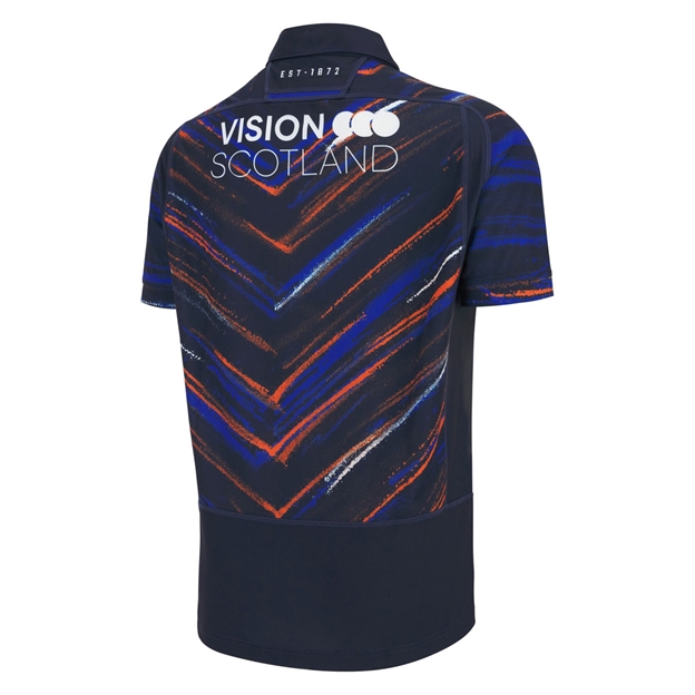 Edinburgh Mens Home Rugby Shirt 25/26 Navy - Back View
