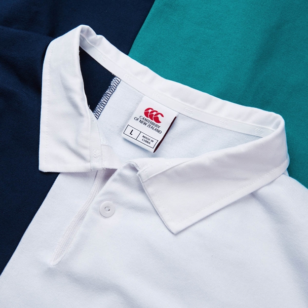 Canterbury Mens Harlequin Rugby Shirt Short Sleeve Multi - Collar