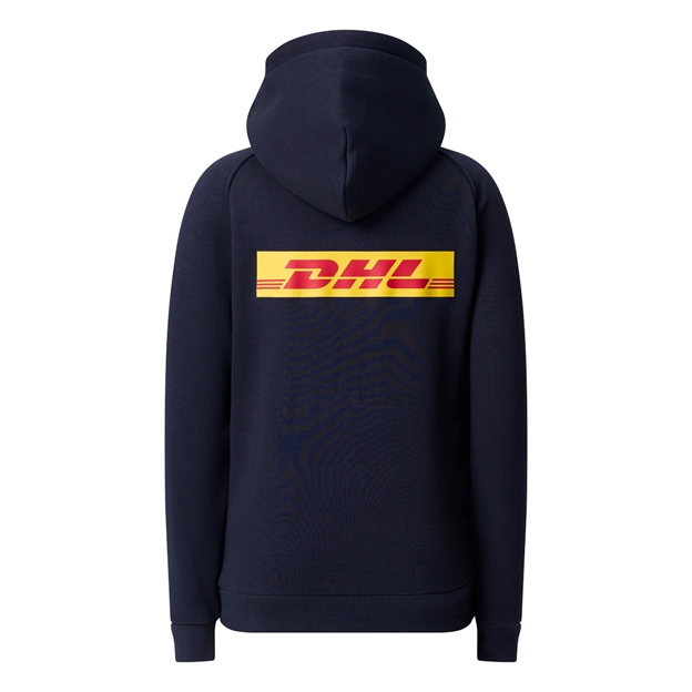 Harlequins Kids Off Pitch Hoodie 26/27 Navy - Back View