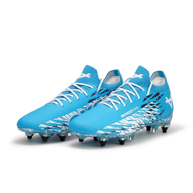 Oxen Adults Metasock Mix Stud Rugby Boots Blue - Pair