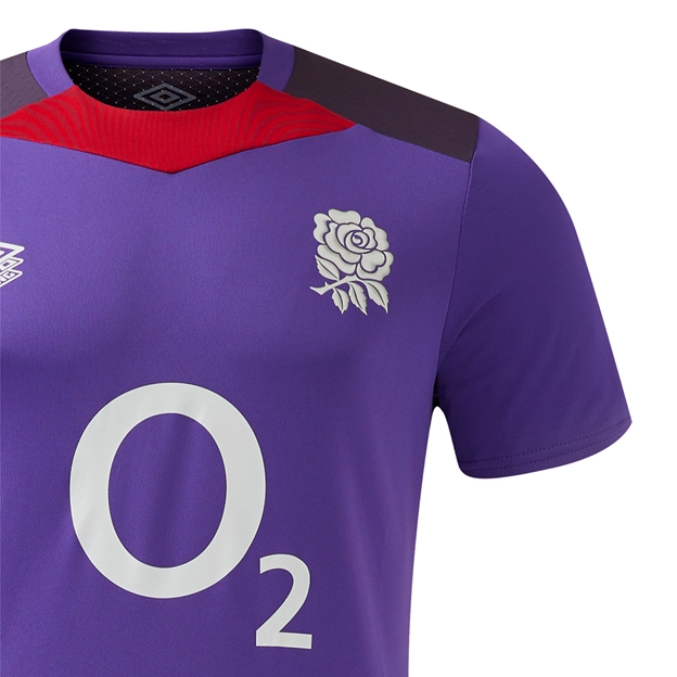 England Mens Gym T-Shirt - Prism Violet - 2025 - RFU