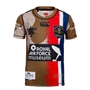 RAF Kid's 7’s VE Day 80th Anniversary Rugby Shirt Camo - Front 