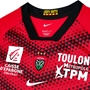 RC Toulon Kids Home Rugby Shirt 25/26 Red - Front Close-up 