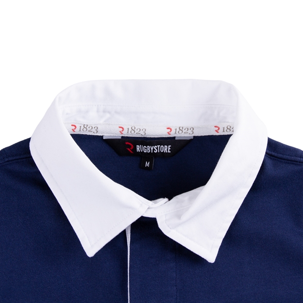 Scotland Mens Cup Winners 2026 Rugby Shirt Navy - Collar