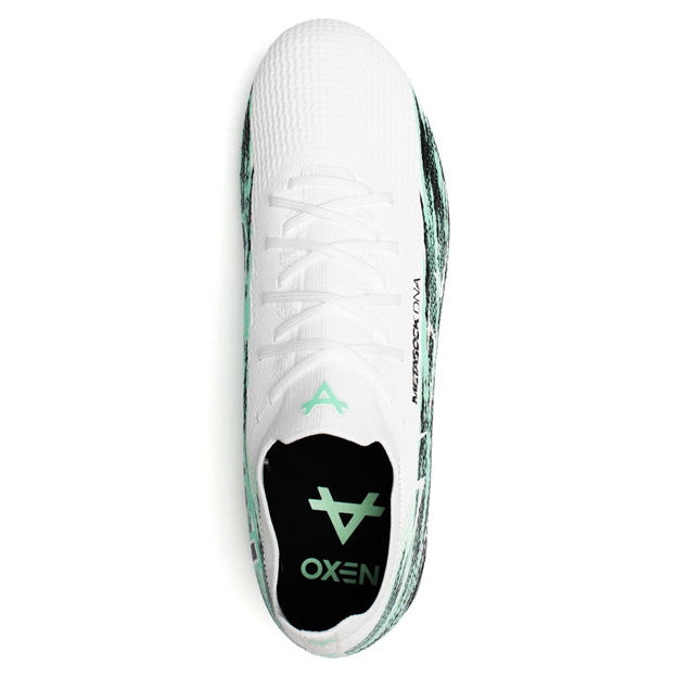 Oxen Kids Metasock Soft Ground Rugby Boots Cool Mint - Top
