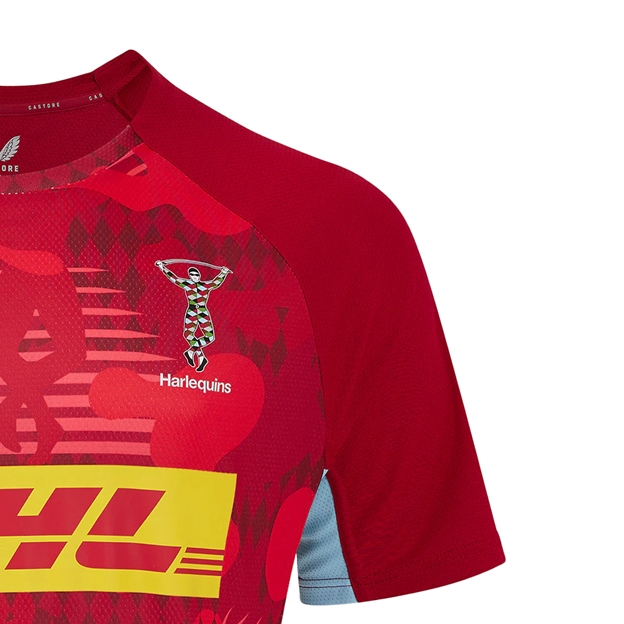 Harlequins Mens Training T-Shirt Red 2025 - Harlequin