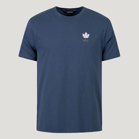 Canada 1864 Pure Cotton T-Shirt – Petrol Blue