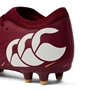 Canterbury Adults Speed Falcon Team FG Rugby Boots Red - Heel 