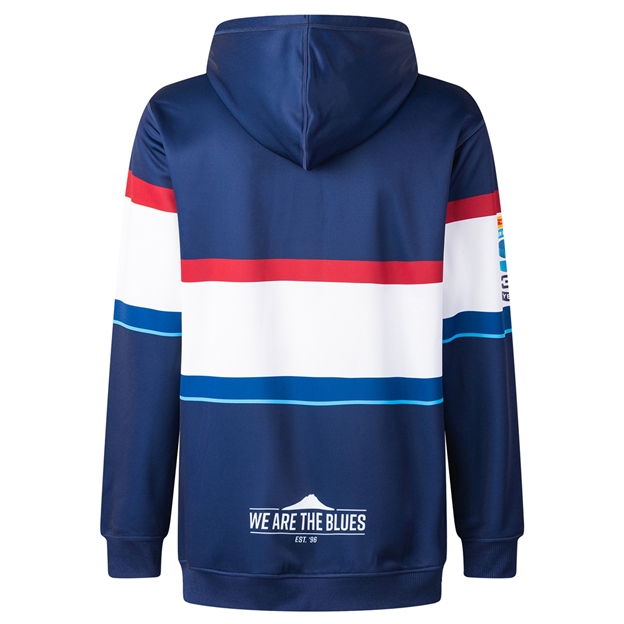 Blues Mens Hoodie 26/27 Multi - Back